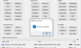 Windows Repair Toolbox – 1 Tools Section