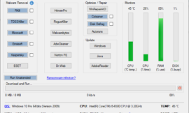 Windows Repair Toolbox – 2 Malware Removal Section